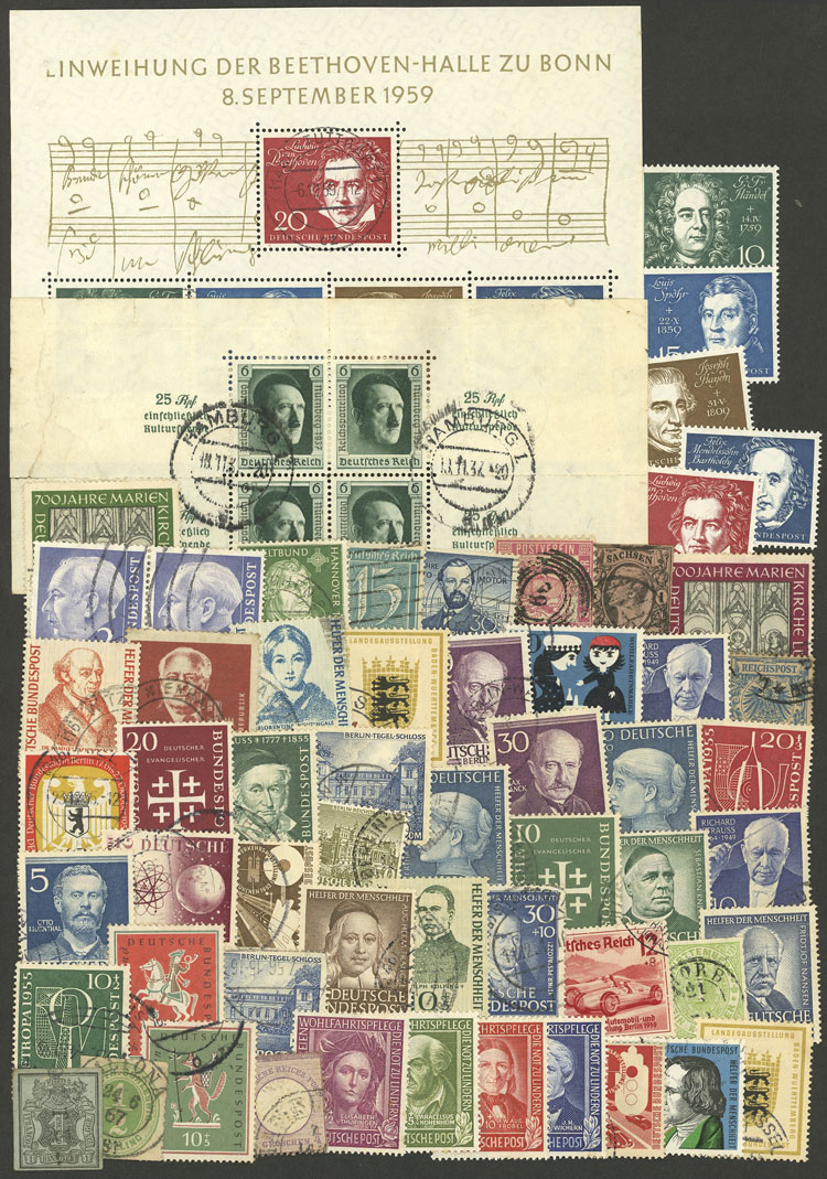 Lot 132 - germany Lots and Collections - Guillermo Jalil - Philatino Auction # 2629 WORLDWIDE + ARGENTINA: General August auction Lot 132 - germany Lots and Collections - Guillermo Jalil - Philatino Auction # 2629 WORLDWIDE + ARGENTINA: General August auction