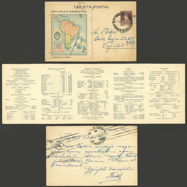 Lot 440 - Argentina postal stationeries - Guillermo Jalil - Philatino Auction # 2629 WORLDWIDE + ARGENTINA: General August auction Lot 440 - Argentina postal stationeries - Guillermo Jalil - Philatino Auction # 2629 WORLDWIDE + ARGENTINA: General August auction