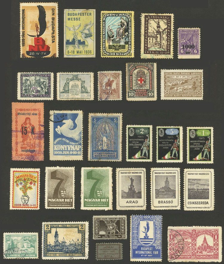Lot 1617 - Hungary cinderellas - Guillermo Jalil - Philatino Auction # 2629 WORLDWIDE + ARGENTINA: General August auction Lot 1617 - Hungary cinderellas - Guillermo Jalil - Philatino Auction # 2629 WORLDWIDE + ARGENTINA: General August auction