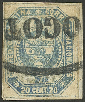 Lot 1076 - Colombia general issues -  Guillermo Jalil - Philatino Auction # 2629 WORLDWIDE + ARGENTINA: General August auction