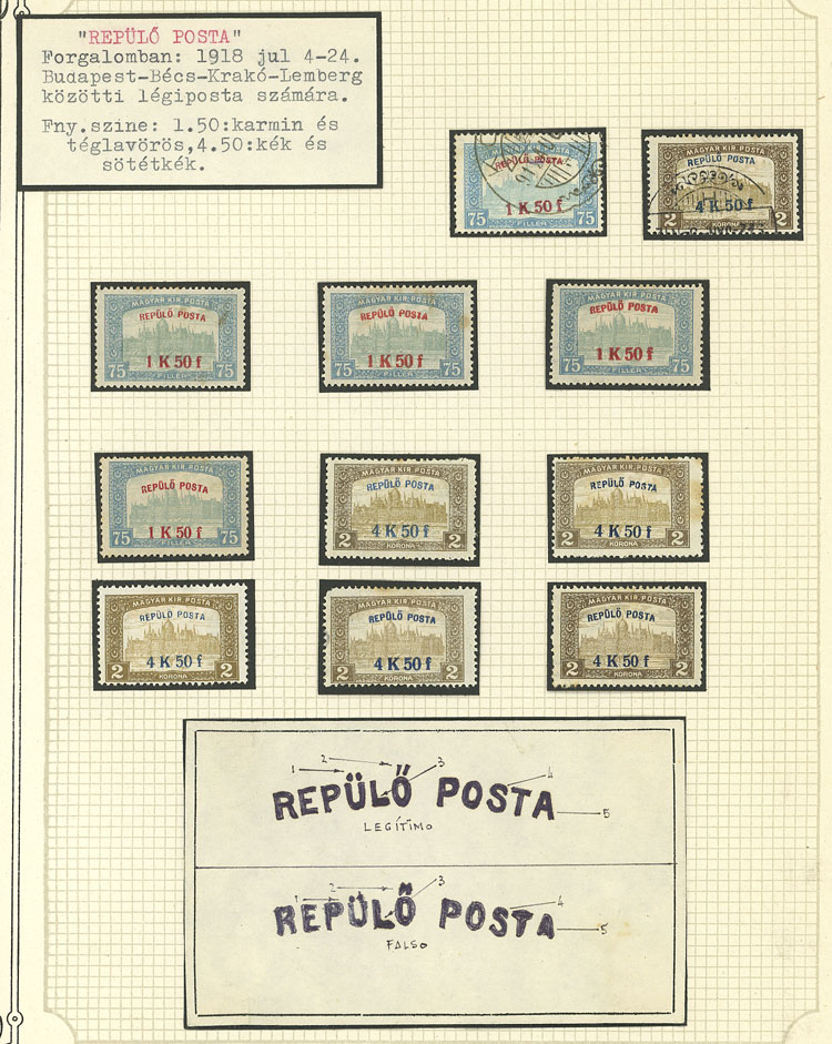 Lot 1609 - Hungary Lots and Collections -  Guillermo Jalil - Philatino Auction # 2629 WORLDWIDE + ARGENTINA: General August auction
