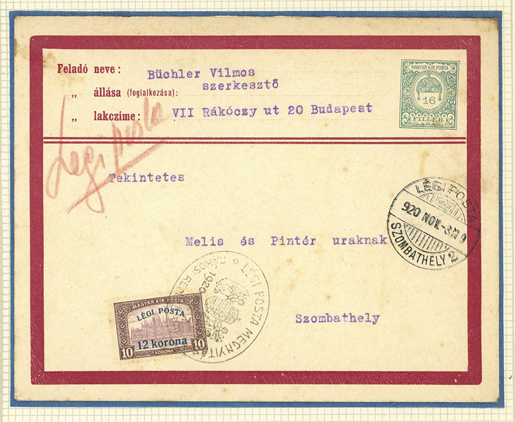 Lot 1609 - Hungary Lots and Collections -  Guillermo Jalil - Philatino Auction # 2629 WORLDWIDE + ARGENTINA: General August auction
