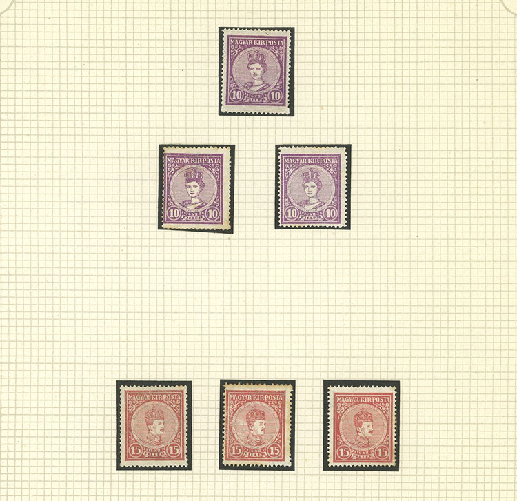 Lot 1609 - Hungary Lots and Collections -  Guillermo Jalil - Philatino Auction # 2629 WORLDWIDE + ARGENTINA: General August auction