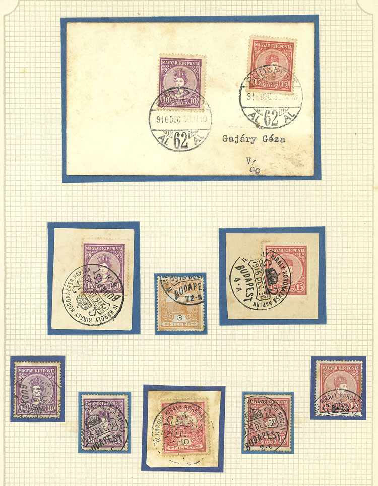 Lot 1609 - Hungary Lots and Collections -  Guillermo Jalil - Philatino Auction # 2629 WORLDWIDE + ARGENTINA: General August auction