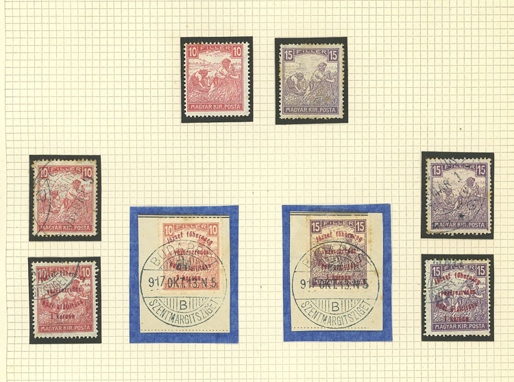 Lot 1609 - Hungary Lots and Collections -  Guillermo Jalil - Philatino Auction # 2629 WORLDWIDE + ARGENTINA: General August auction