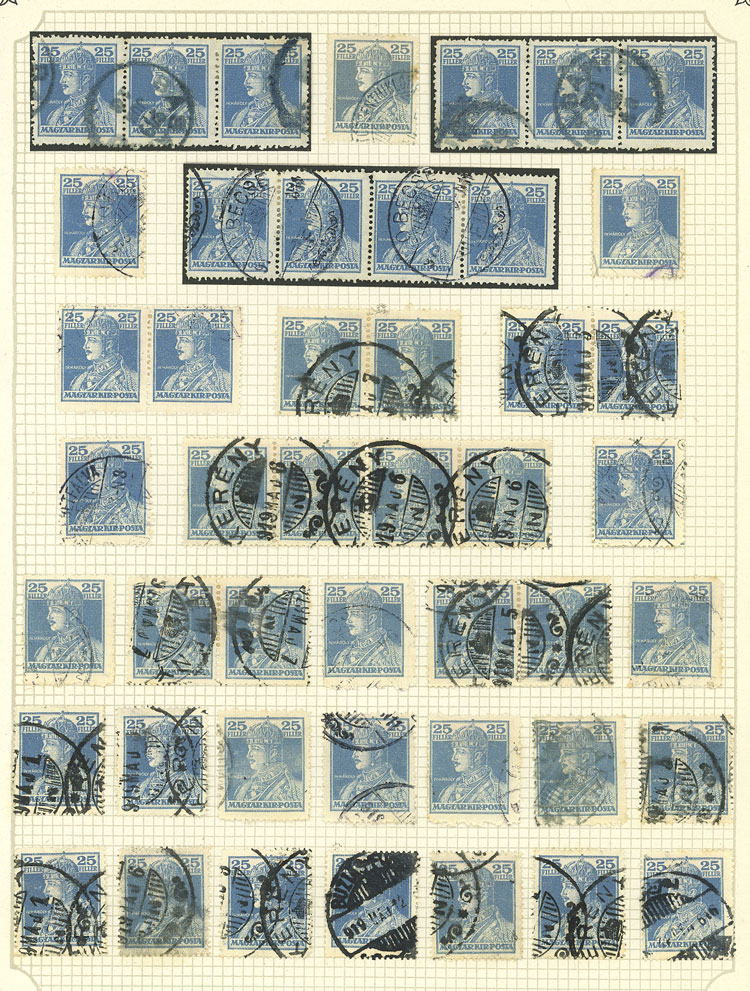 Lot 1609 - Hungary Lots and Collections -  Guillermo Jalil - Philatino Auction # 2629 WORLDWIDE + ARGENTINA: General August auction