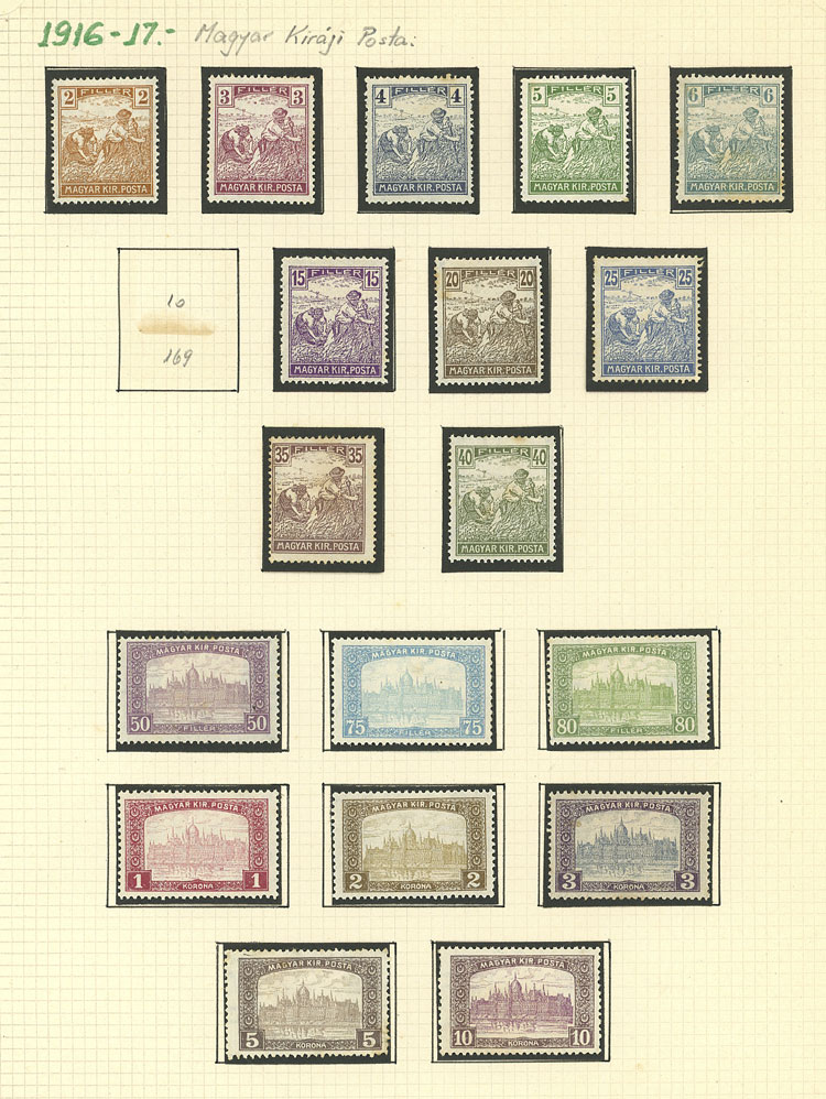 Lot 1609 - Hungary Lots and Collections -  Guillermo Jalil - Philatino Auction # 2629 WORLDWIDE + ARGENTINA: General August auction