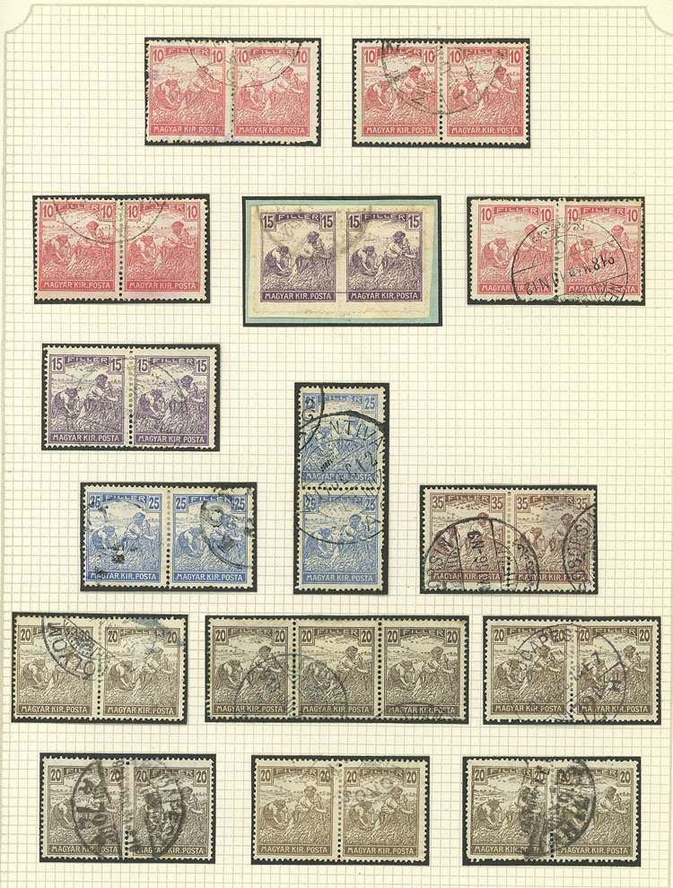 Lot 1609 - Hungary Lots and Collections -  Guillermo Jalil - Philatino Auction # 2629 WORLDWIDE + ARGENTINA: General August auction