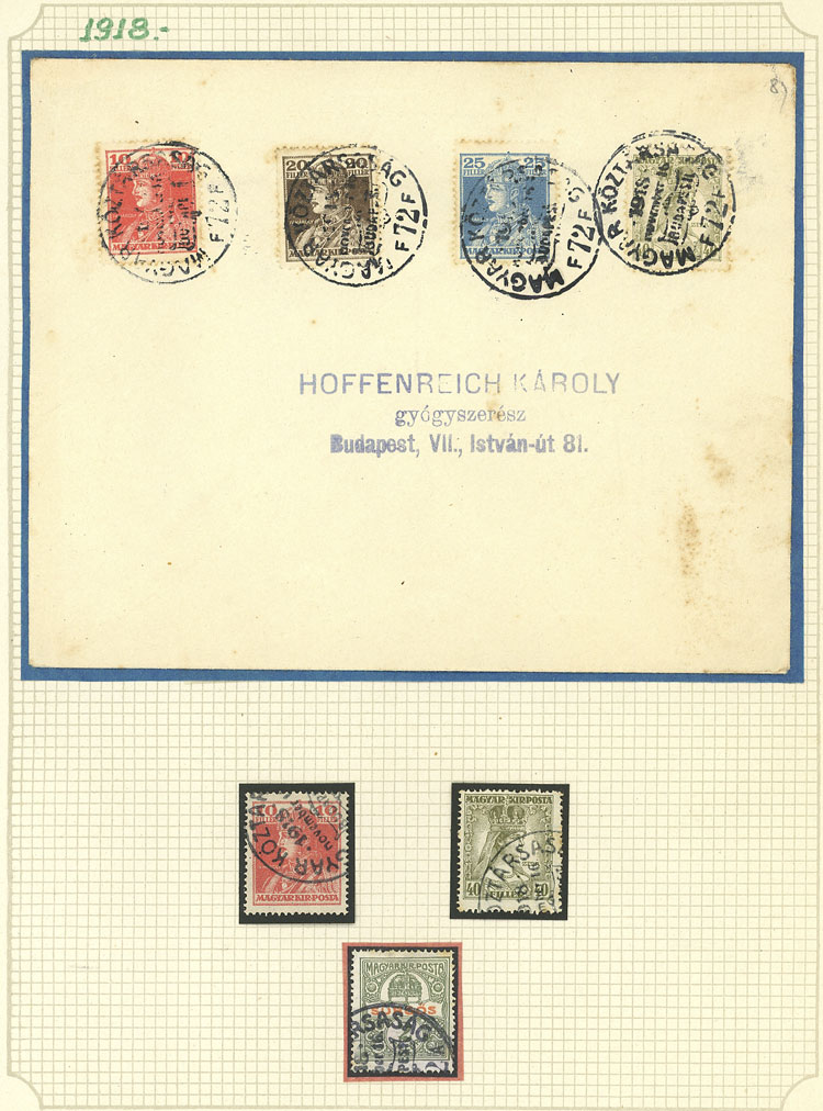 Lot 1609 - Hungary Lots and Collections -  Guillermo Jalil - Philatino Auction # 2629 WORLDWIDE + ARGENTINA: General August auction