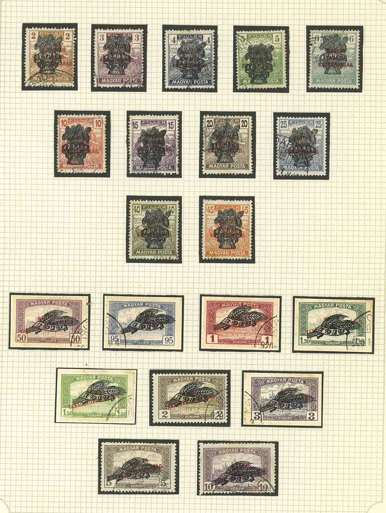 Lot 1609 - Hungary Lots and Collections -  Guillermo Jalil - Philatino Auction # 2629 WORLDWIDE + ARGENTINA: General August auction