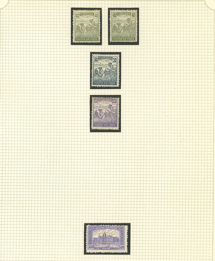 Lot 1609 - Hungary Lots and Collections -  Guillermo Jalil - Philatino Auction # 2629 WORLDWIDE + ARGENTINA: General August auction