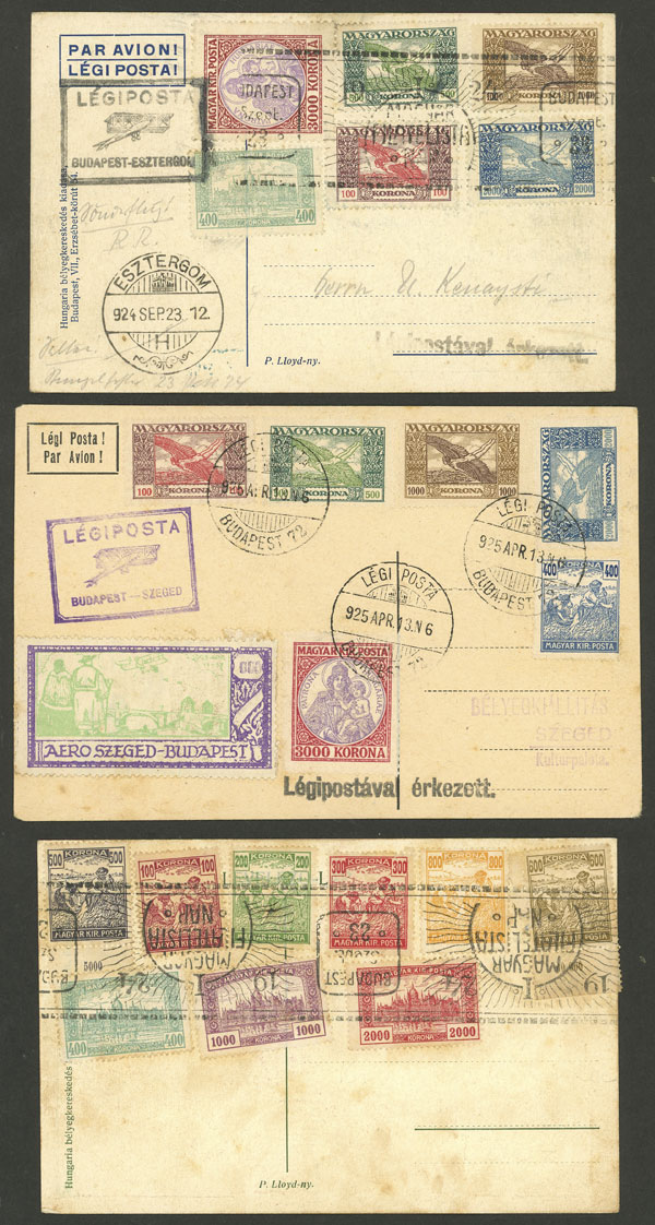 Lot 1602 - Hungary postal history -  Guillermo Jalil - Philatino Auction # 2629 WORLDWIDE + ARGENTINA: General August auction