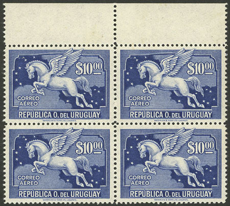 Lot 2474 - Uruguay airmail - Guillermo Jalil - Philatino Auction # 2629 WORLDWIDE + ARGENTINA: General August auction Lot 2474 - Uruguay airmail - Guillermo Jalil - Philatino Auction # 2629 WORLDWIDE + ARGENTINA: General August auction