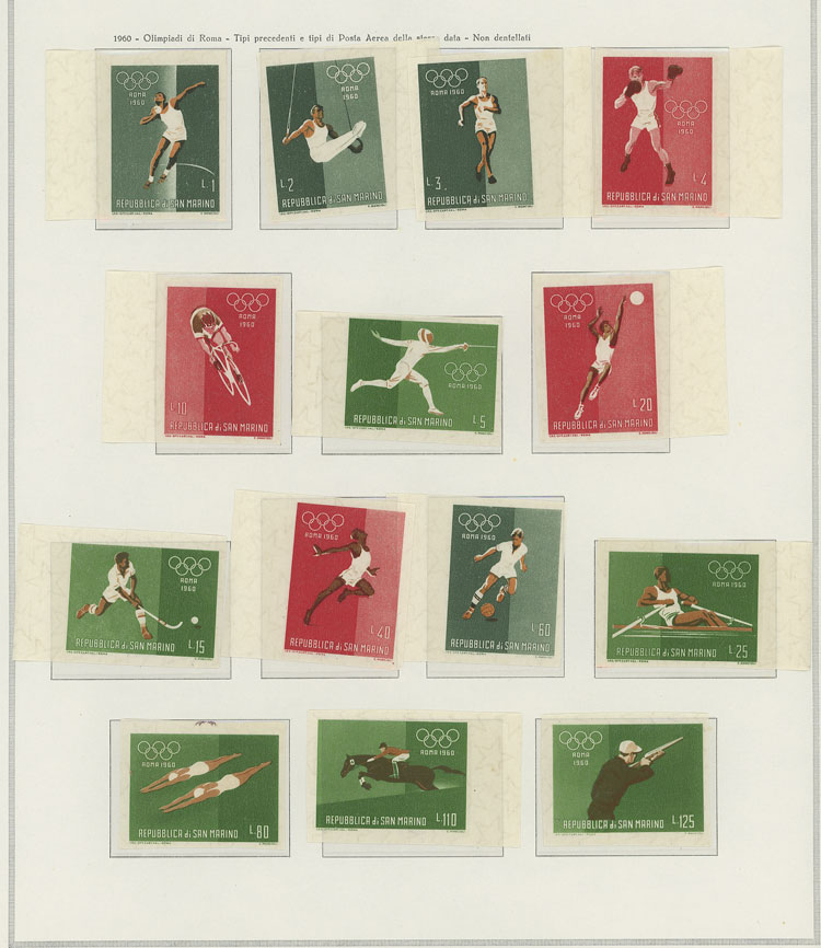 Lot 2301 - San Marino Lots and Collections - Guillermo Jalil - Philatino Auction # 2629 WORLDWIDE + ARGENTINA: General August auction Lot 2301 - San Marino Lots and Collections - Guillermo Jalil - Philatino Auction # 2629 WORLDWIDE + ARGENTINA: General August auction