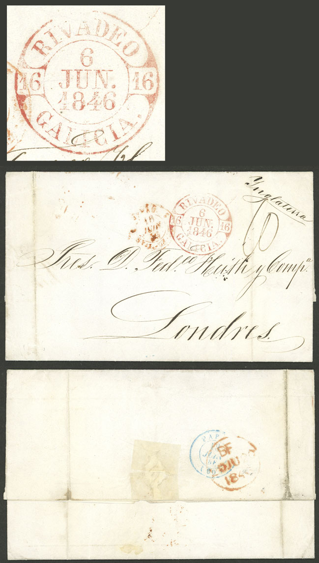 Lot 1319 - Spain postal history - Guillermo Jalil - Philatino Auction # 2629 WORLDWIDE + ARGENTINA: General August auction Lot 1319 - Spain postal history - Guillermo Jalil - Philatino Auction # 2629 WORLDWIDE + ARGENTINA: General August auction