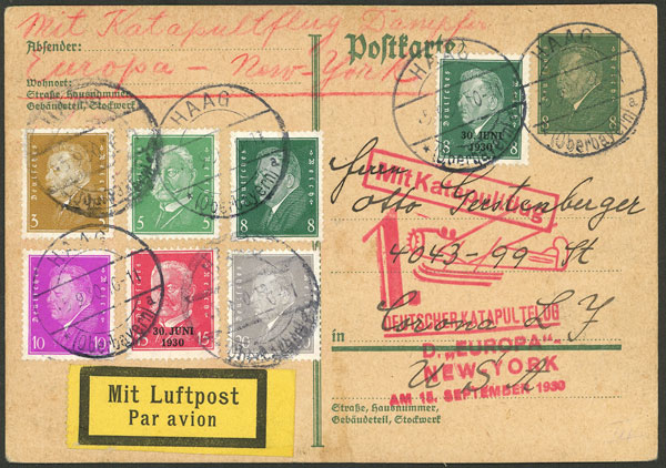 Lot 73 - germany postal history -  Guillermo Jalil - Philatino Auction # 2629 WORLDWIDE + ARGENTINA: General August auction