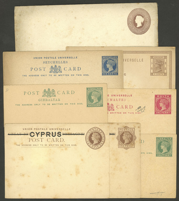 Lot 1102 - british colonies Postal stationery -  Guillermo Jalil - Philatino Auction # 2629 WORLDWIDE + ARGENTINA: General August auction