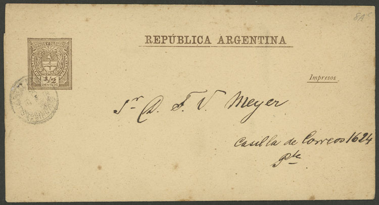 Lot 435 - Argentina postal stationeries - Guillermo Jalil - Philatino Auction # 2629 WORLDWIDE + ARGENTINA: General August auction Lot 435 - Argentina postal stationeries - Guillermo Jalil - Philatino Auction # 2629 WORLDWIDE + ARGENTINA: General August auction