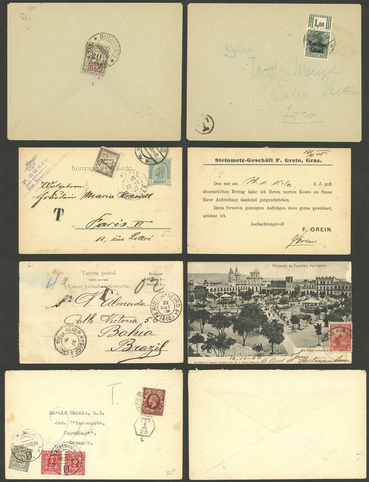 Lot 2388 - worldwide postal history -  Guillermo Jalil - Philatino Auction # 2629 WORLDWIDE + ARGENTINA: General August auction