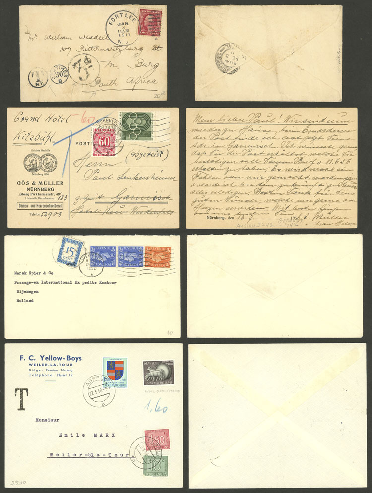 Lot 2388 - worldwide postal history -  Guillermo Jalil - Philatino Auction # 2629 WORLDWIDE + ARGENTINA: General August auction