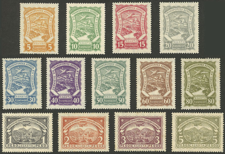 Lot 1078 - Colombia airmail -  Guillermo Jalil - Philatino Auction # 2629 WORLDWIDE + ARGENTINA: General August auction