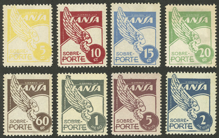 Lot 1079 - Colombia airmail -  Guillermo Jalil - Philatino Auction # 2629 WORLDWIDE + ARGENTINA: General August auction