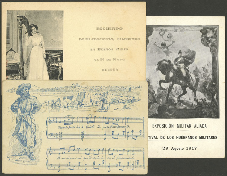 Lot 621 - Argentina postcards - Guillermo Jalil - Philatino Auction # 2629 WORLDWIDE + ARGENTINA: General August auction Lot 621 - Argentina postcards - Guillermo Jalil - Philatino Auction # 2629 WORLDWIDE + ARGENTINA: General August auction