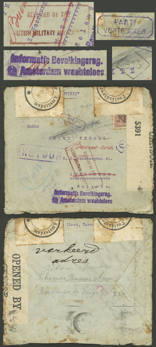 Lot 472 - Argentina postal history - Guillermo Jalil - Philatino Auction # 2629 WORLDWIDE + ARGENTINA: General August auction Lot 472 - Argentina postal history - Guillermo Jalil - Philatino Auction # 2629 WORLDWIDE + ARGENTINA: General August auction