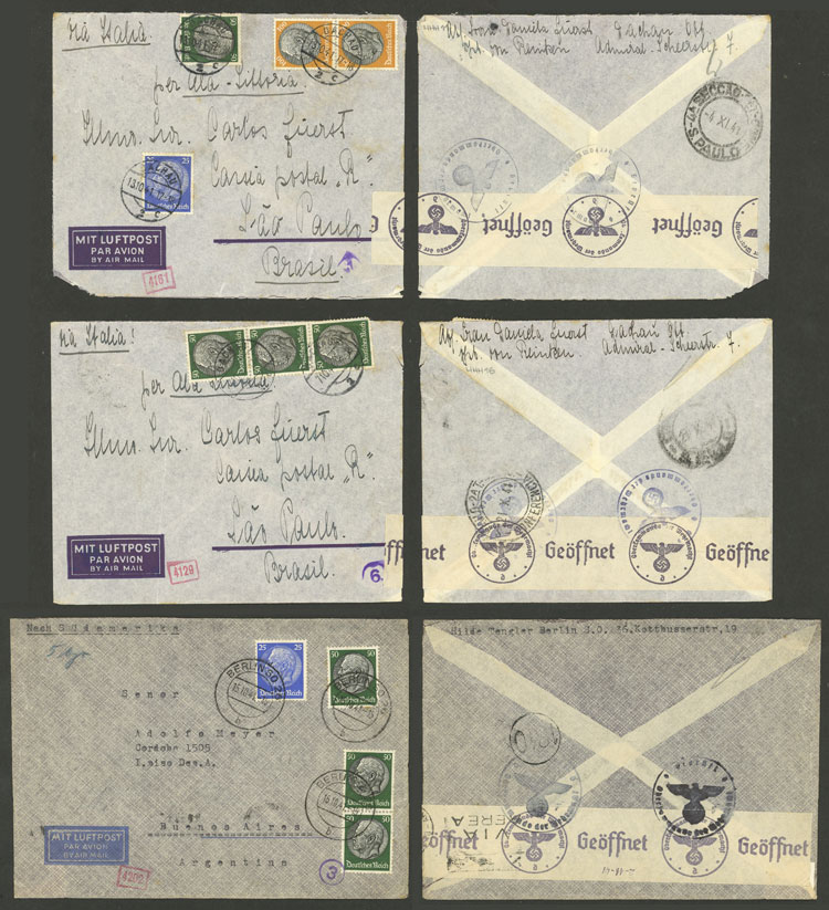 Lot 104 - germany postal history -  Guillermo Jalil - Philatino Auction # 2629 WORLDWIDE + ARGENTINA: General August auction