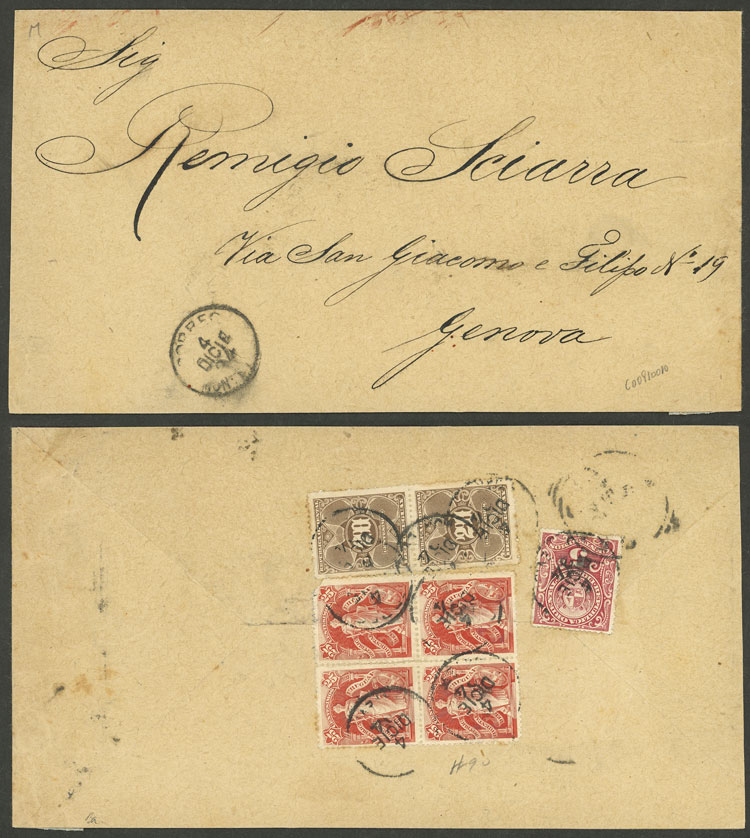Lot 2494 - Uruguay postal history - Guillermo Jalil - Philatino Auction # 2629 WORLDWIDE + ARGENTINA: General August auction Lot 2494 - Uruguay postal history - Guillermo Jalil - Philatino Auction # 2629 WORLDWIDE + ARGENTINA: General August auction