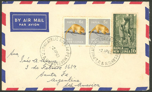 Lot 1941 - papua new guinea postal history - Guillermo Jalil - Philatino Auction # 2629 WORLDWIDE + ARGENTINA: General August auction Lot 1941 - papua new guinea postal history - Guillermo Jalil - Philatino Auction # 2629 WORLDWIDE + ARGENTINA: General August auction