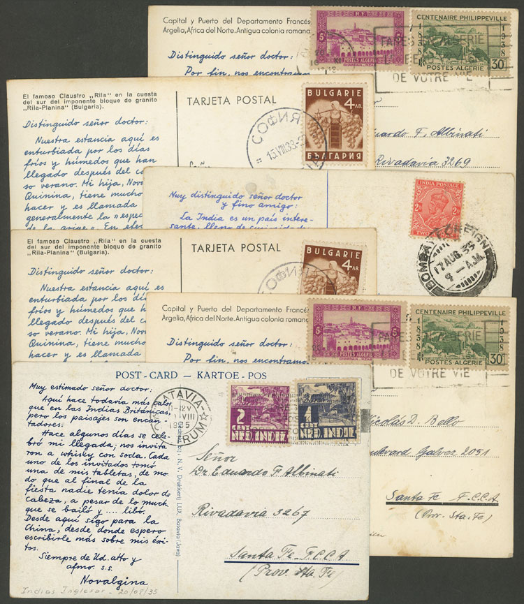 Lot 2392 - worldwide postal history - Guillermo Jalil - Philatino Auction # 2629 WORLDWIDE + ARGENTINA: General August auction Lot 2392 - worldwide postal history - Guillermo Jalil - Philatino Auction # 2629 WORLDWIDE + ARGENTINA: General August auction
