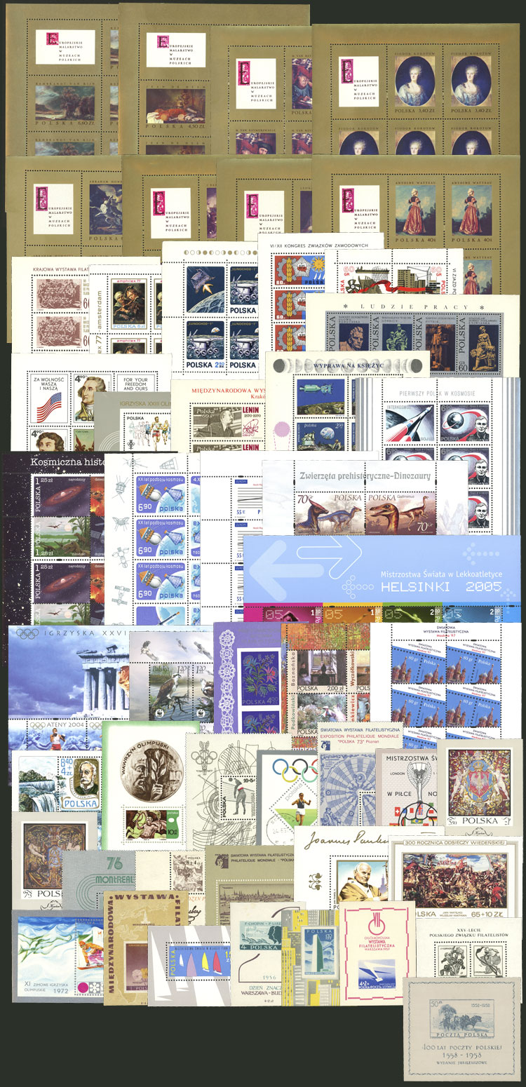 Lot 2108 - Poland souvenir sheets - Guillermo Jalil - Philatino Auction # 2629 WORLDWIDE + ARGENTINA: General August auction Lot 2108 - Poland souvenir sheets - Guillermo Jalil - Philatino Auction # 2629 WORLDWIDE + ARGENTINA: General August auction