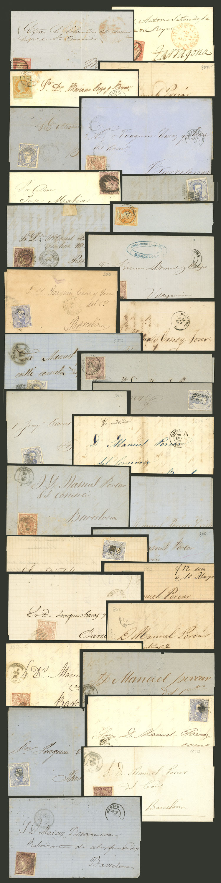 Lot 1320 - Spain postal history - Guillermo Jalil - Philatino Auction # 2629 WORLDWIDE + ARGENTINA: General August auction Lot 1320 - Spain postal history - Guillermo Jalil - Philatino Auction # 2629 WORLDWIDE + ARGENTINA: General August auction