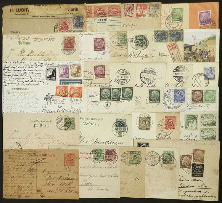 Lot 57 - germany postal history -  Guillermo Jalil - Philatino Auction # 2629 WORLDWIDE + ARGENTINA: General August auction