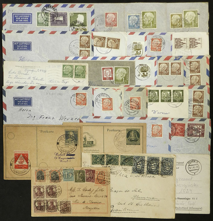 Lot 68 - germany postal history -  Guillermo Jalil - Philatino Auction # 2629 WORLDWIDE + ARGENTINA: General August auction
