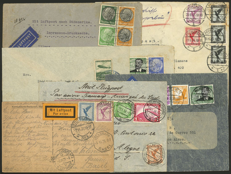 Lot 70 - germany postal history -  Guillermo Jalil - Philatino Auction # 2629 WORLDWIDE + ARGENTINA: General August auction