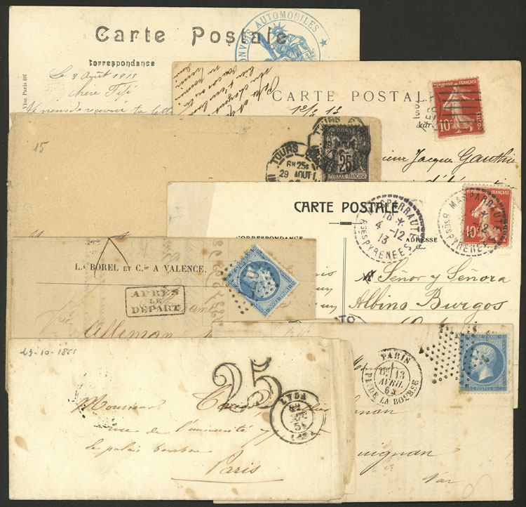Lot 1463 - France POSTASL HISTORY -  Guillermo Jalil - Philatino Auction # 2629 WORLDWIDE + ARGENTINA: General August auction