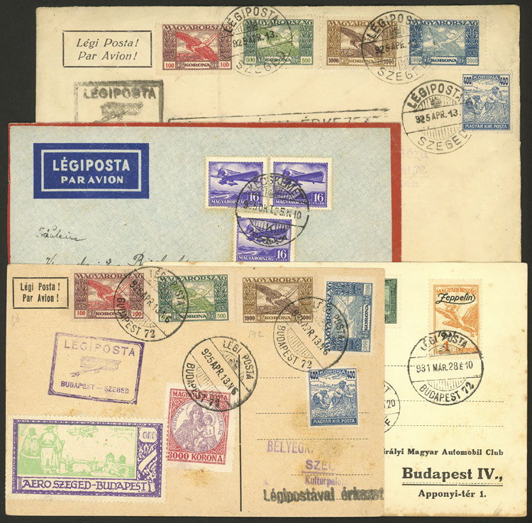 Lot 1603 - Hungary postal history -  Guillermo Jalil - Philatino Auction # 2629 WORLDWIDE + ARGENTINA: General August auction