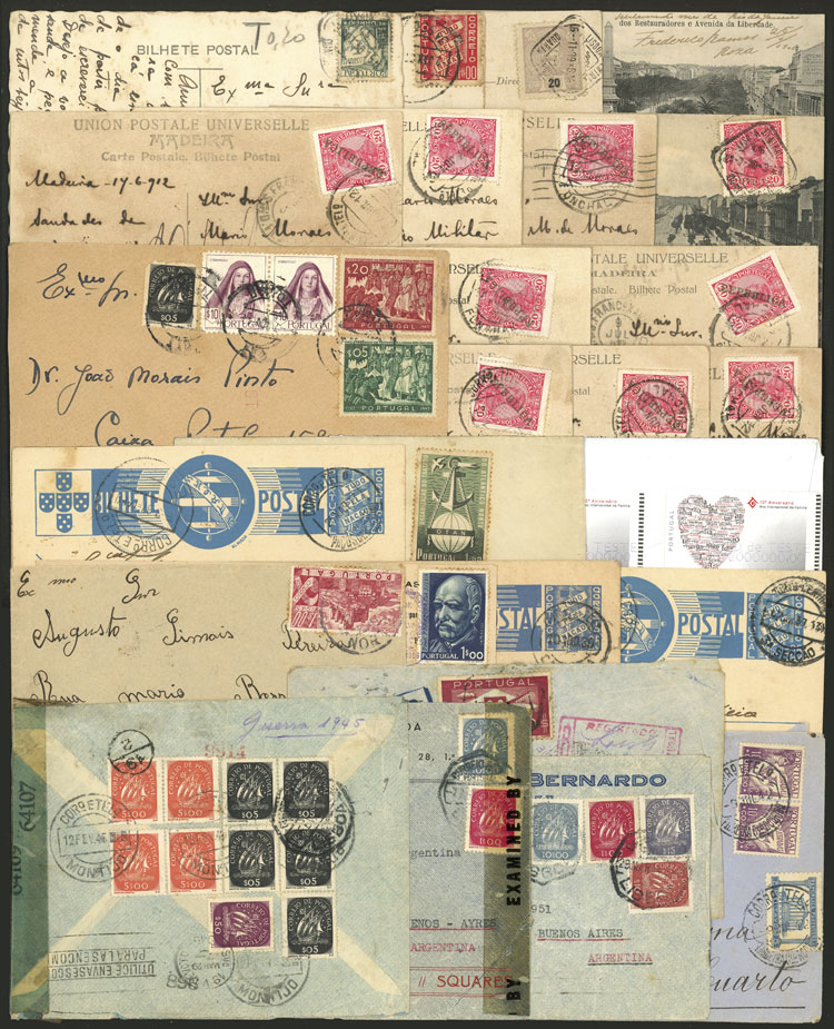 Lot 2239 - Portugal postal history - Guillermo Jalil - Philatino Auction # 2629 WORLDWIDE + ARGENTINA: General August auction Lot 2239 - Portugal postal history - Guillermo Jalil - Philatino Auction # 2629 WORLDWIDE + ARGENTINA: General August auction