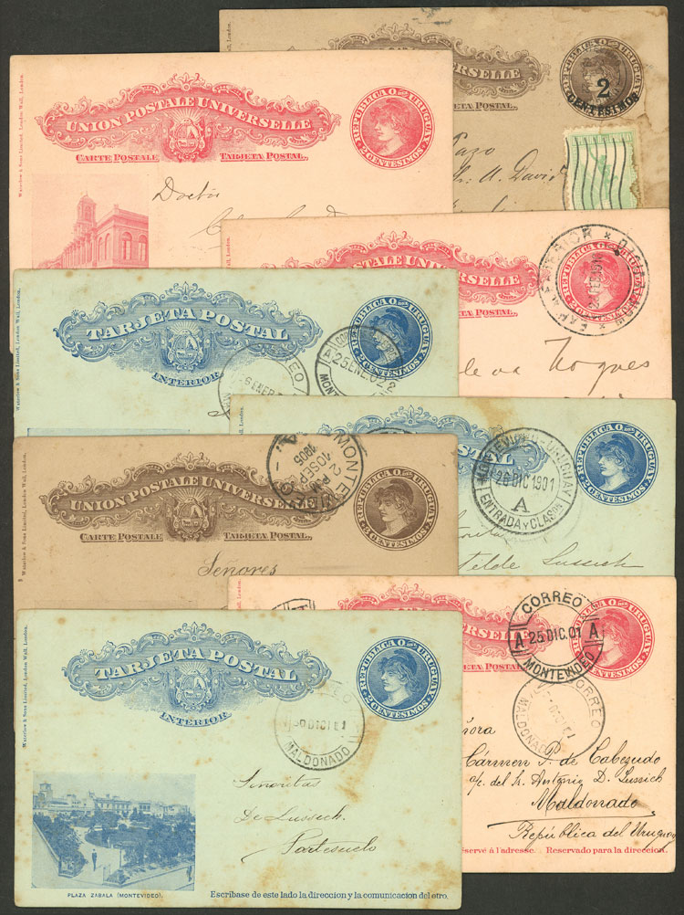 Lot 2479 - Uruguay postal stationeries - Guillermo Jalil - Philatino Auction # 2629 WORLDWIDE + ARGENTINA: General August auction Lot 2479 - Uruguay postal stationeries - Guillermo Jalil - Philatino Auction # 2629 WORLDWIDE + ARGENTINA: General August auction