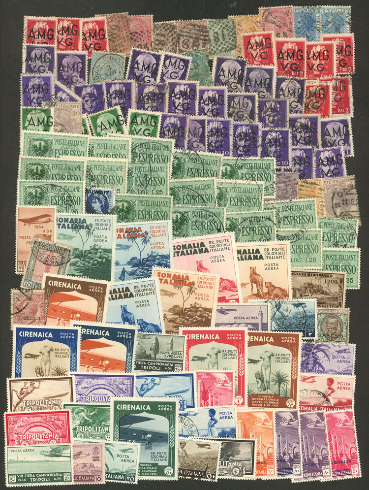 Lot 1745 - italy + colonies Lots and Collections -  Guillermo Jalil - Philatino Auction # 2629 WORLDWIDE + ARGENTINA: General August auction