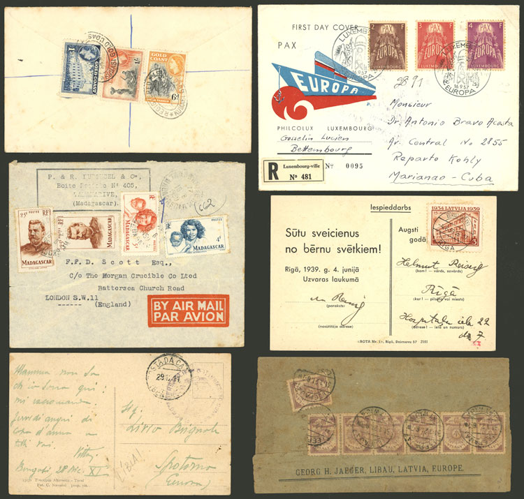 Lot 2395 - worldwide postal history - Guillermo Jalil - Philatino Auction # 2629 WORLDWIDE + ARGENTINA: General August auction Lot 2395 - worldwide postal history - Guillermo Jalil - Philatino Auction # 2629 WORLDWIDE + ARGENTINA: General August auction