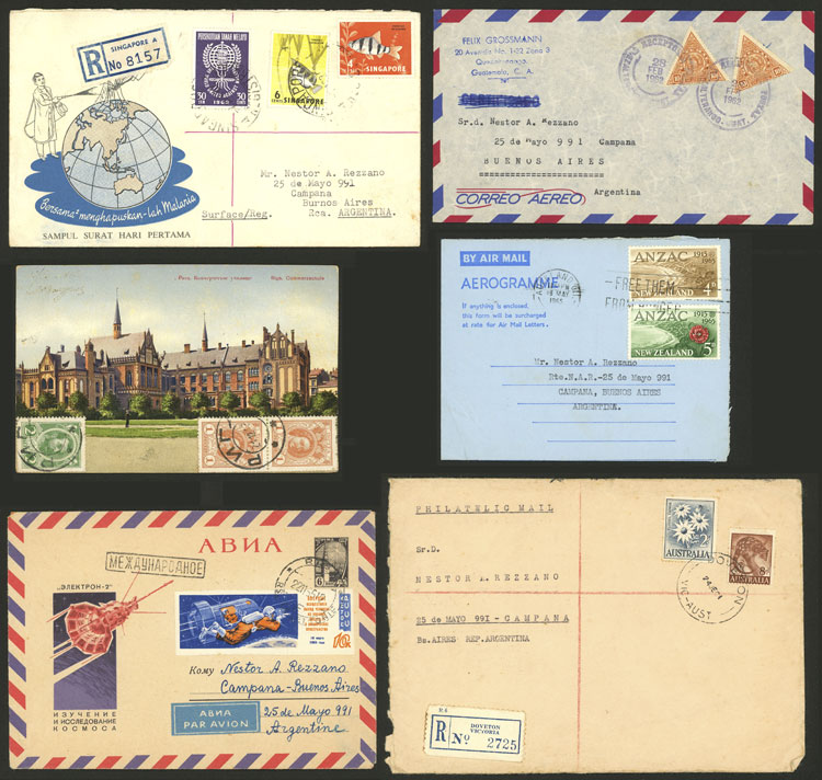 Lot 2405 - worldwide postal history -  Guillermo Jalil - Philatino Auction # 2629 WORLDWIDE + ARGENTINA: General August auction