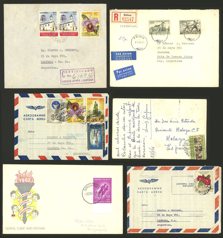Lot 2405 - worldwide postal history -  Guillermo Jalil - Philatino Auction # 2629 WORLDWIDE + ARGENTINA: General August auction