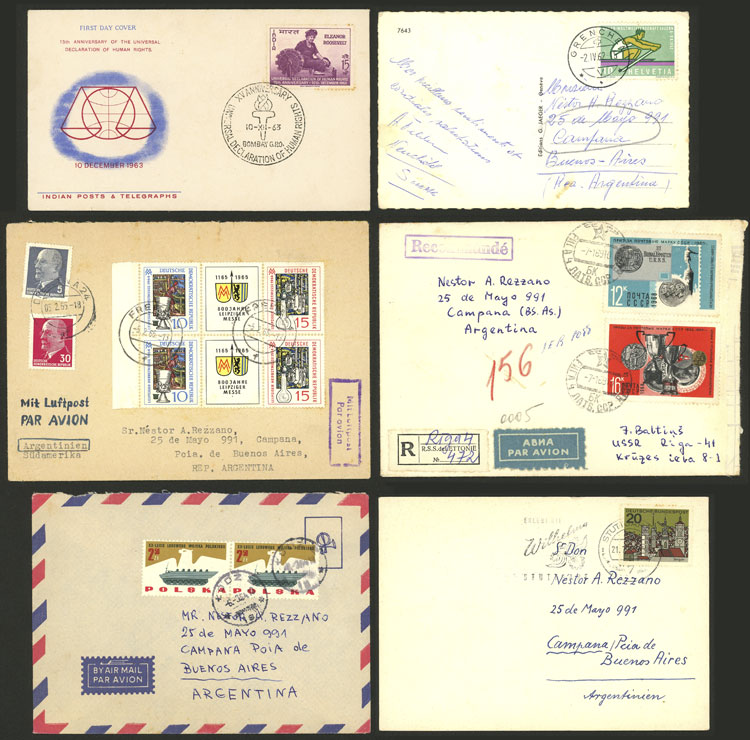 Lot 2405 - worldwide postal history -  Guillermo Jalil - Philatino Auction # 2629 WORLDWIDE + ARGENTINA: General August auction