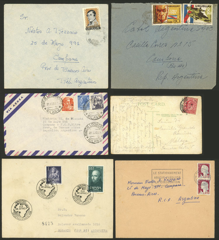 Lot 2405 - worldwide postal history -  Guillermo Jalil - Philatino Auction # 2629 WORLDWIDE + ARGENTINA: General August auction