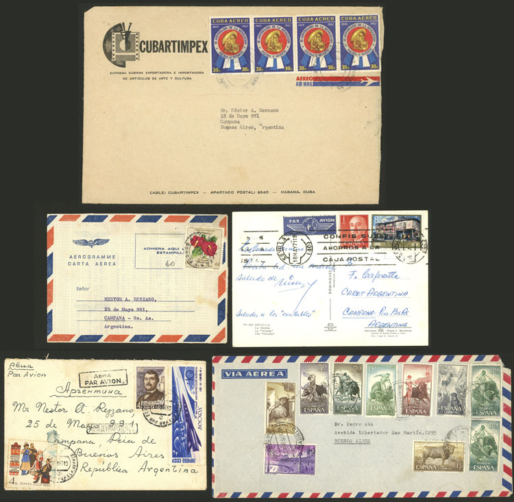 Lot 2405 - worldwide postal history -  Guillermo Jalil - Philatino Auction # 2629 WORLDWIDE + ARGENTINA: General August auction