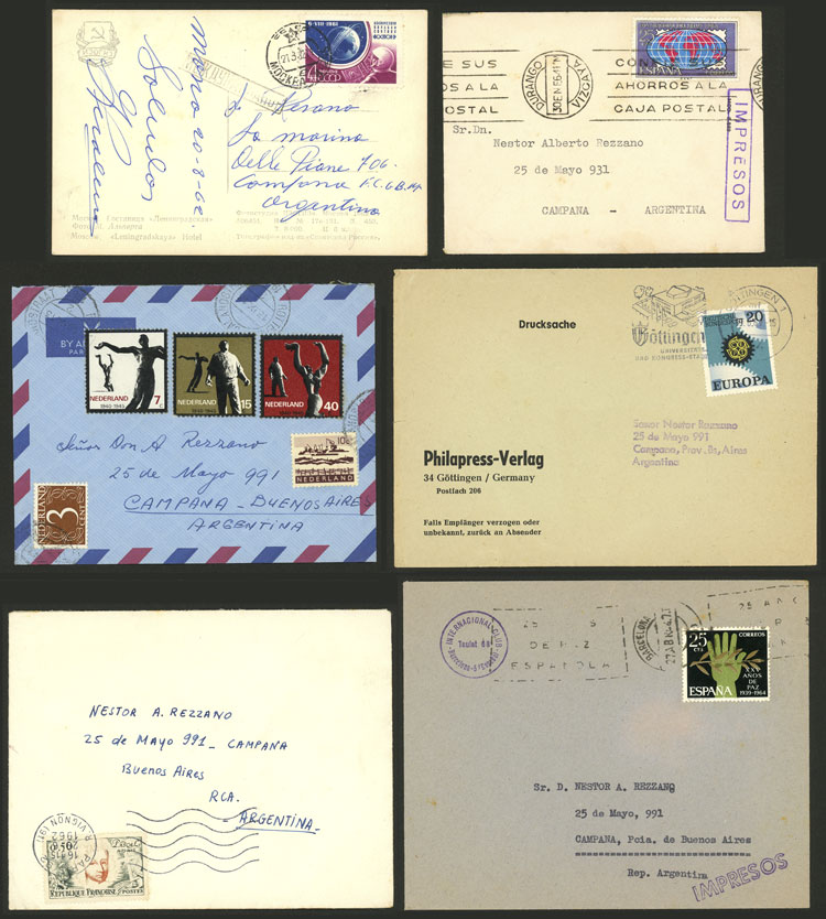 Lot 2405 - worldwide postal history -  Guillermo Jalil - Philatino Auction # 2629 WORLDWIDE + ARGENTINA: General August auction