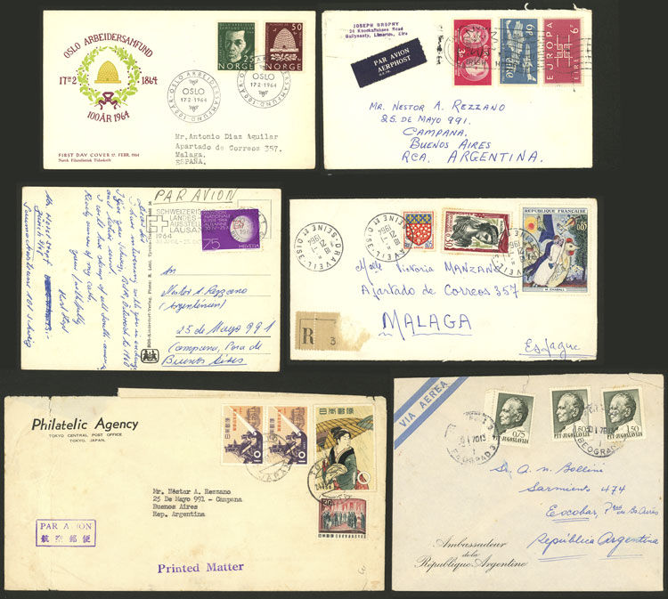 Lot 2405 - worldwide postal history -  Guillermo Jalil - Philatino Auction # 2629 WORLDWIDE + ARGENTINA: General August auction